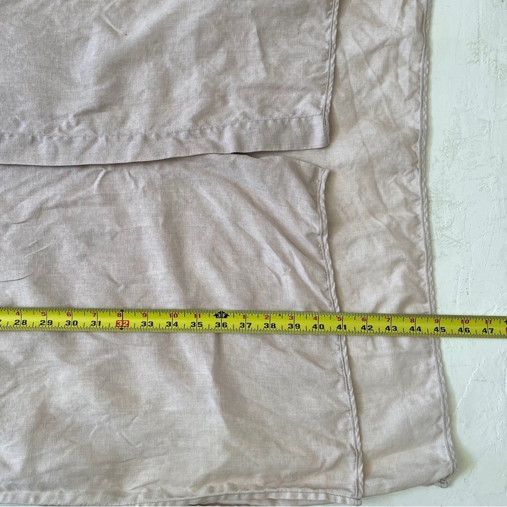 Eskandar Oversized Linen Dusty Pink Hidden Buttons Tunic Dress Size 0 - Picture 12 of 12